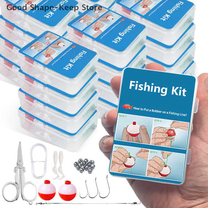 Fishing Kayak Seat - 24Pcs Emergency Fishing Kit Portable Mini