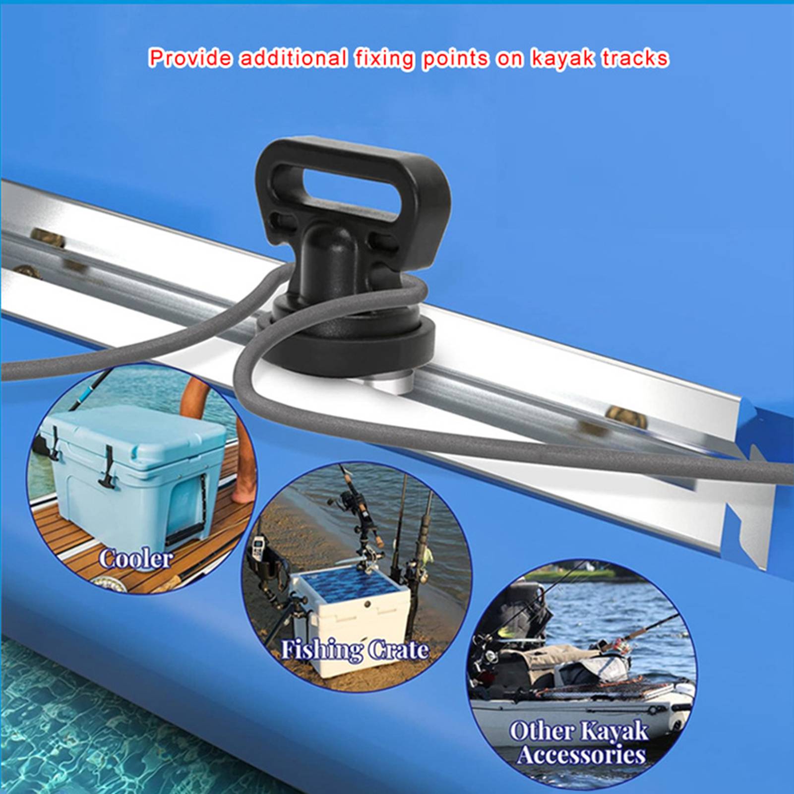 4pcs Kayak Track Mount Vertica – Fishing Kayak Crate recenzja i cena