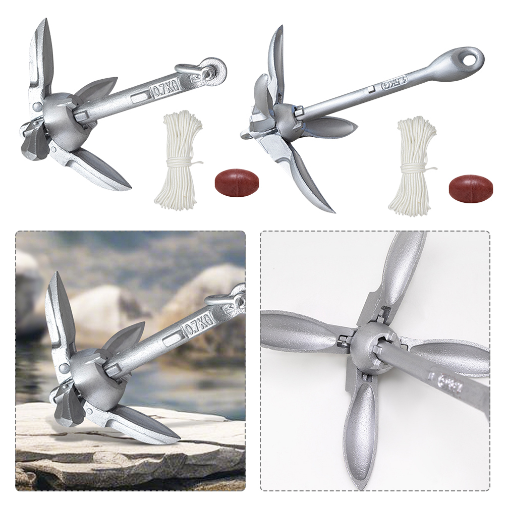 0.7/1.5KG Grapnel Anchor with  – Fishing Kayak Anchor recenzja i cena