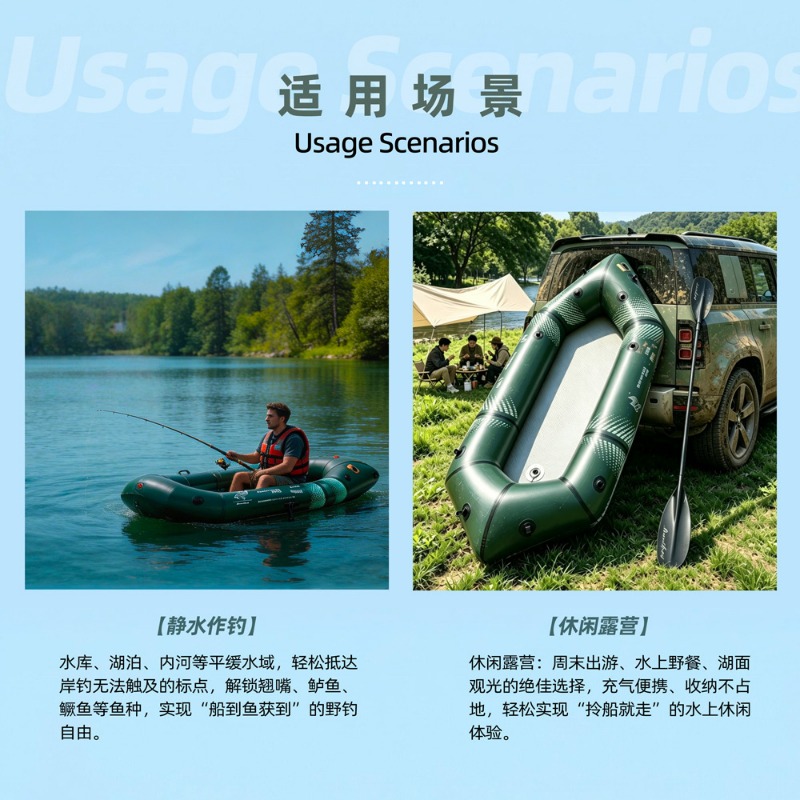 BLFst Fly Fishing Boat TPU Bac – Fishing Kayak Inflatable recenzja i cena