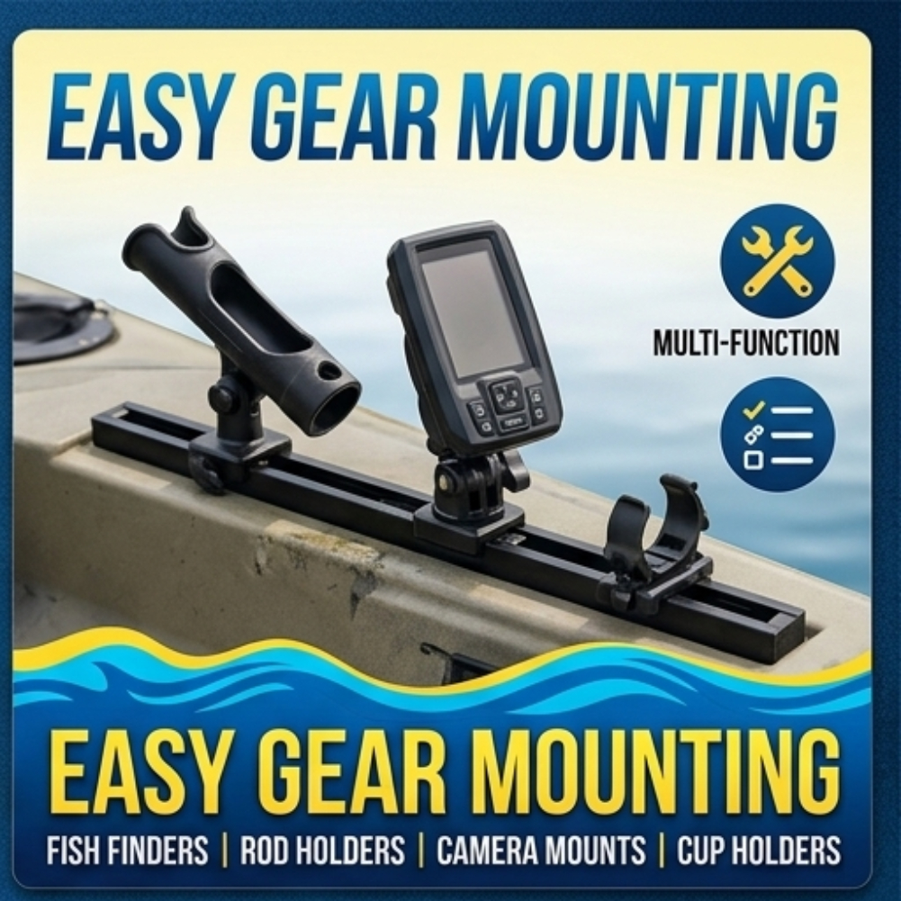 ABS Side Mount Kayak Slide Tra – Fishing Kayak Storage Bag recenzja i cena