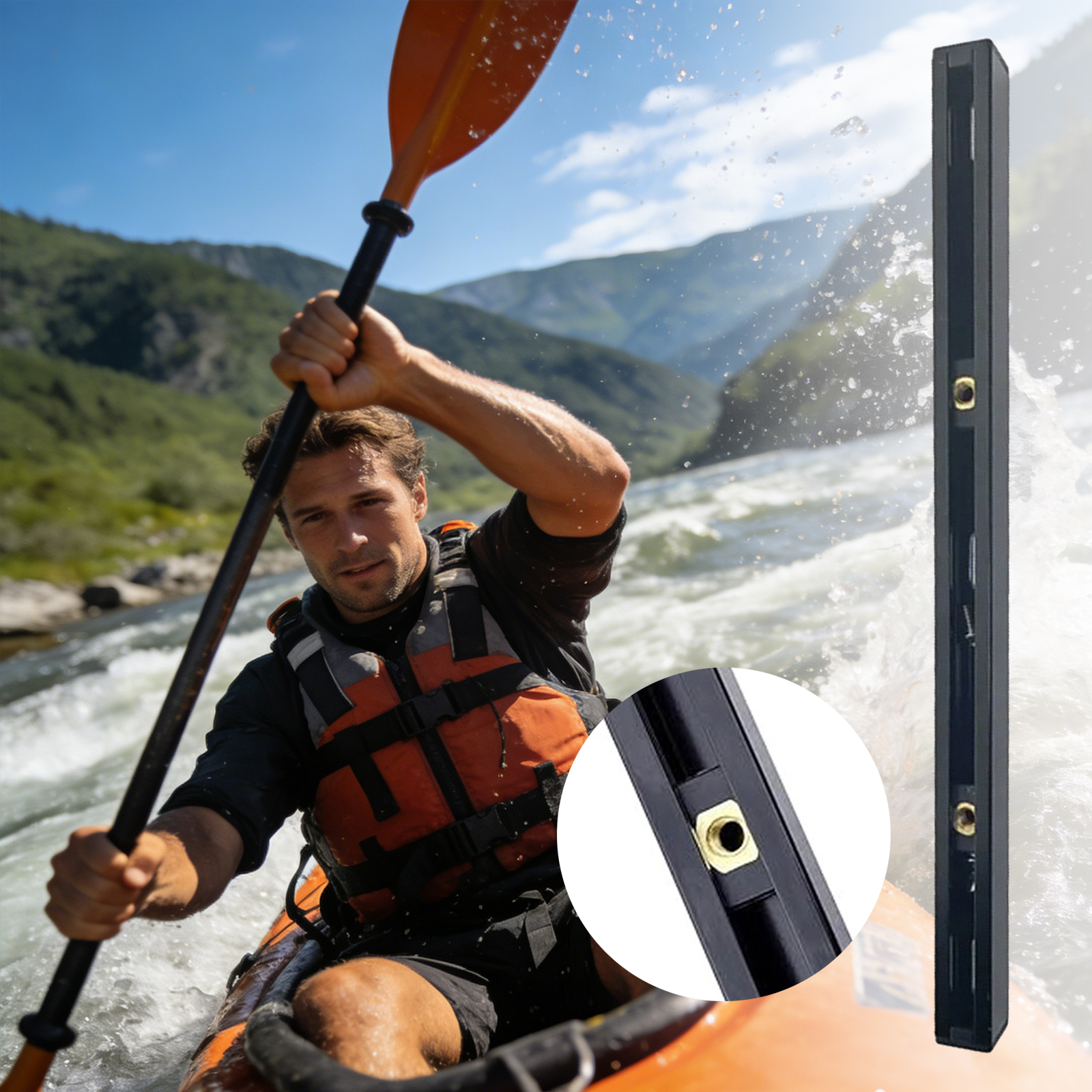 ABS Side Mount Kayak Slide Tra – Fishing Kayak Storage Bag recenzja i cena