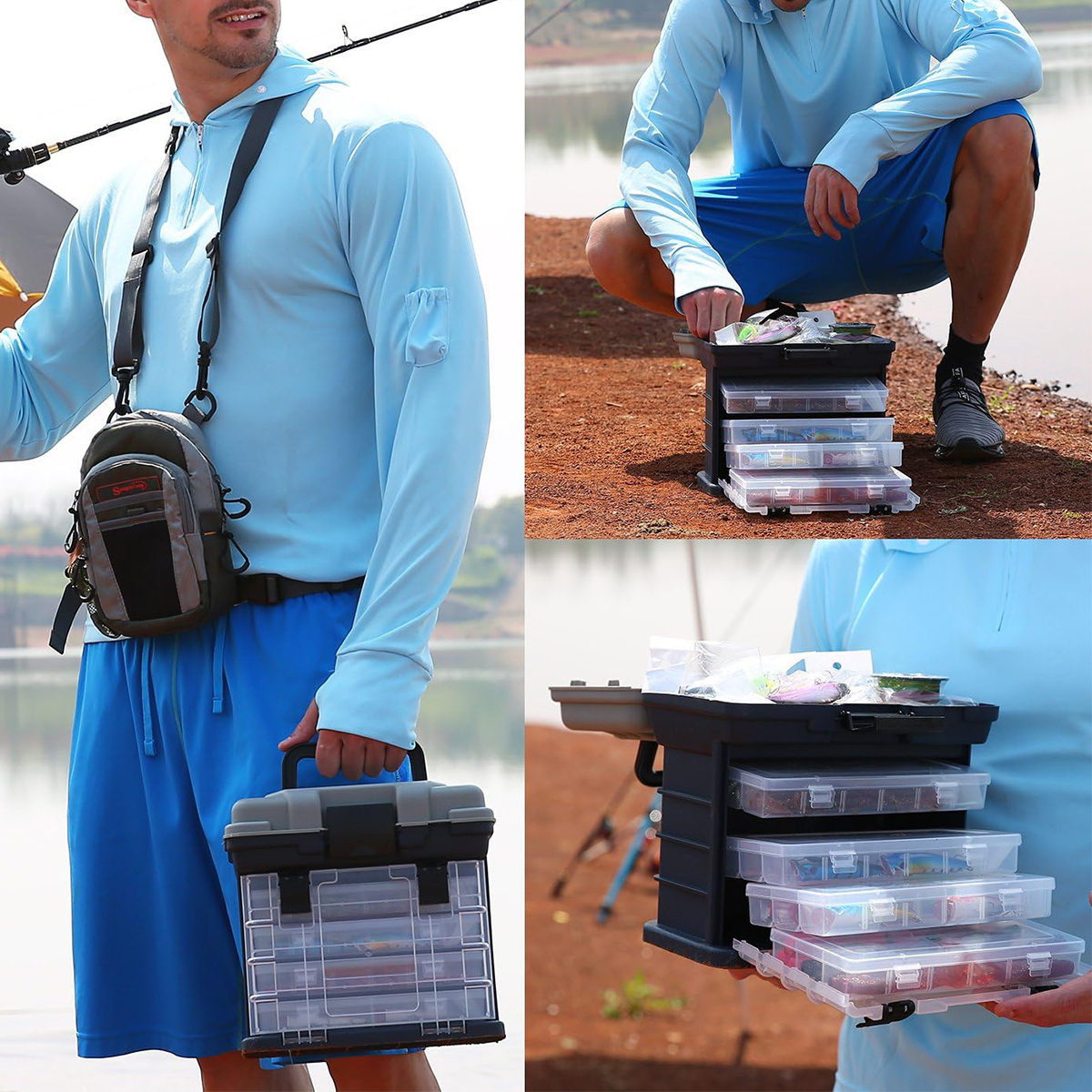 Multifunction Fashing Tackle B – Fishing Kayak Crate recenzja i cena