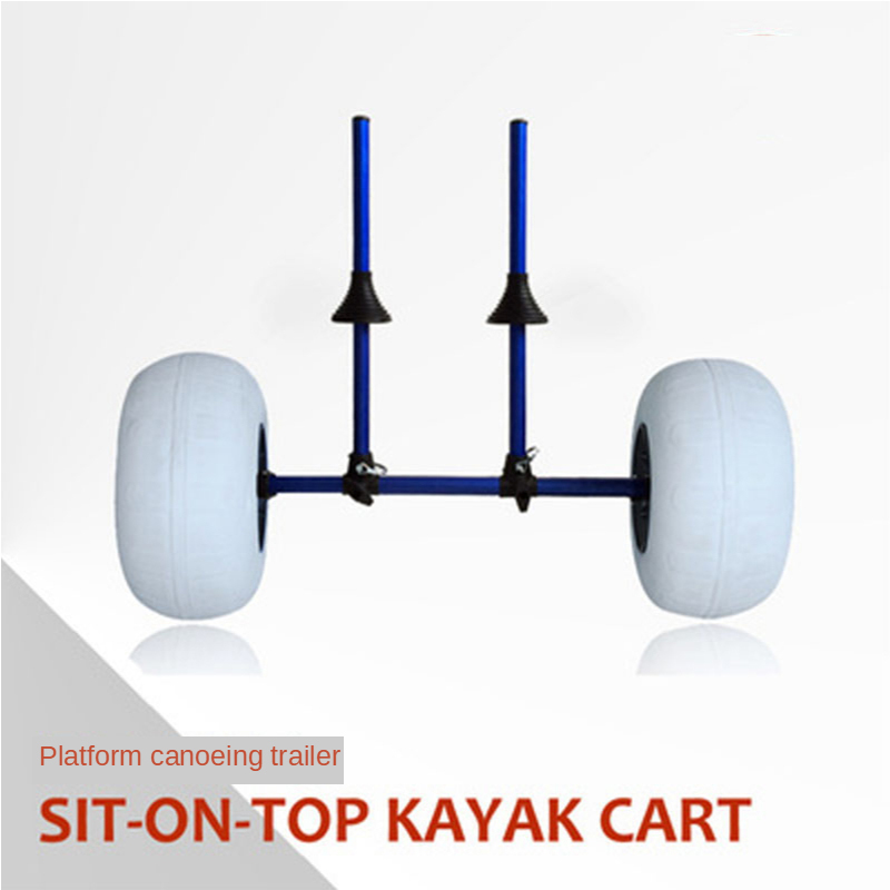 Foldable Upright Kayak Trailer – Fishing Kayak Cart recenzja i cena