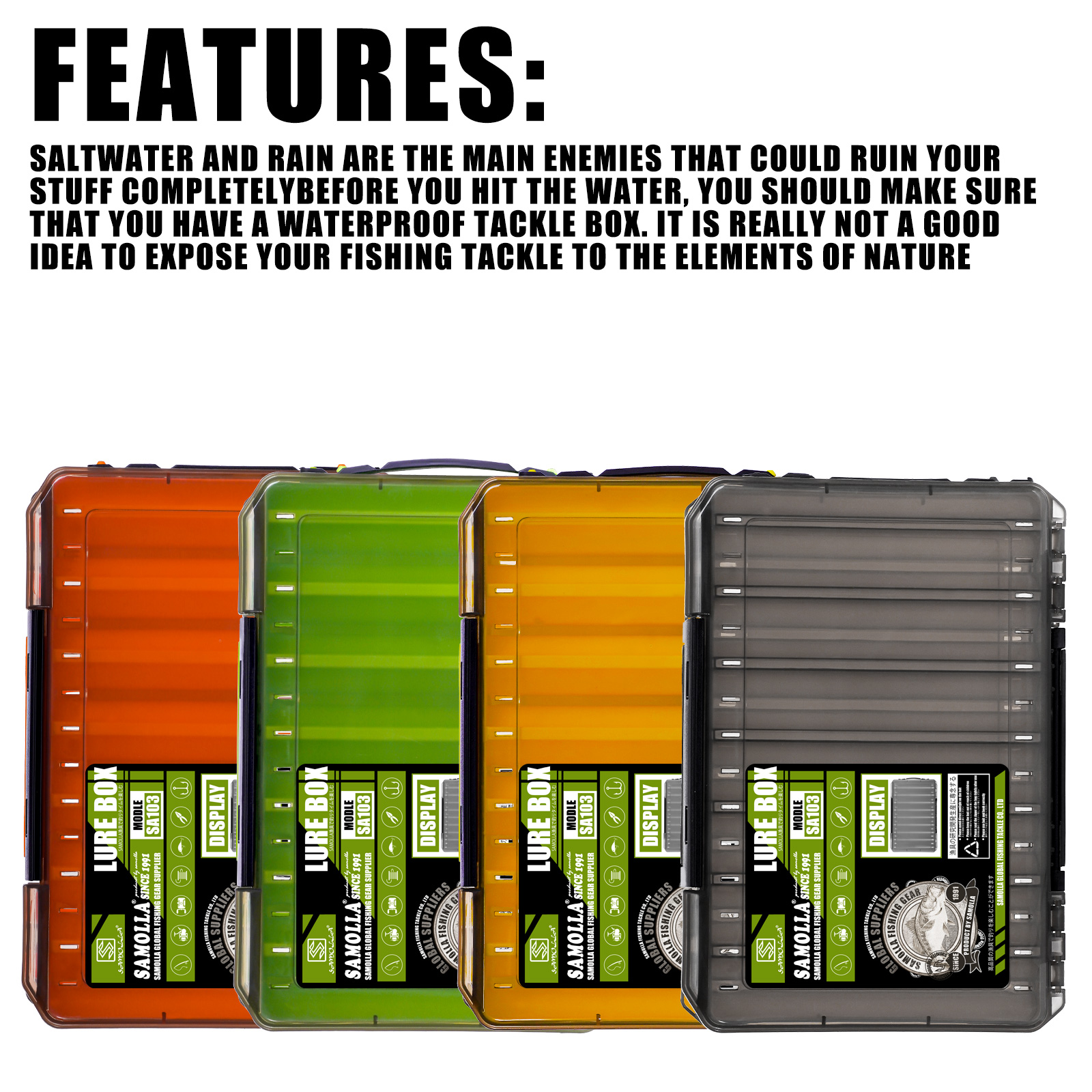 Double Sided Lure Baits Box Fi – Fishing Kayak Crate recenzja i cena