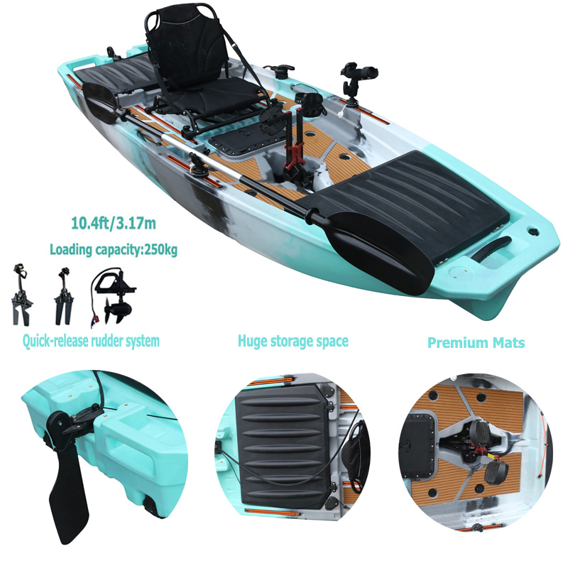 10FT Single Seat LLDPE Sit On  – Fishing Kayak Sit In recenzja i cena