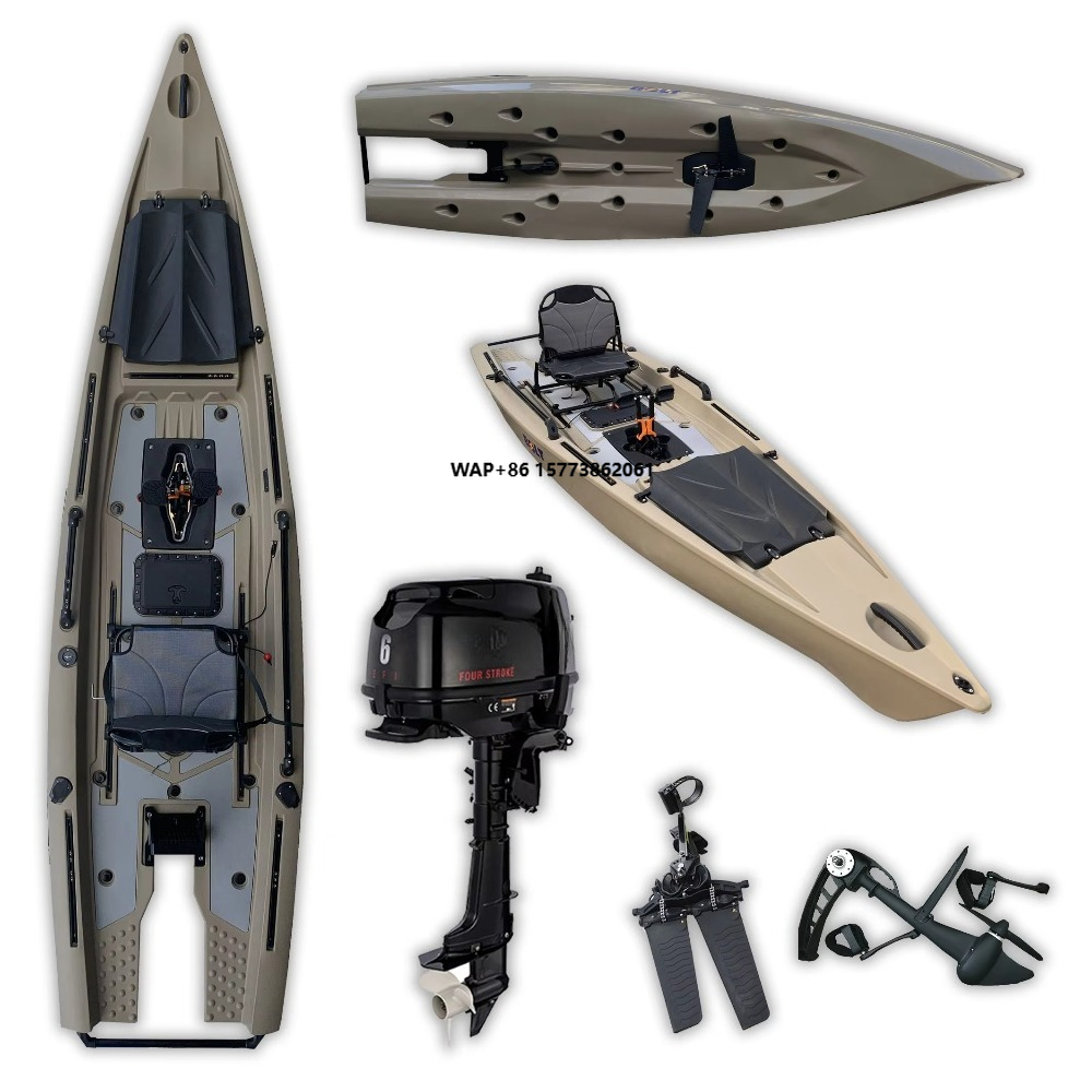 A 6hp 2022 13.12ft Solo Skiff  – Fishing Kayak Pedal Drive recenzja i cena