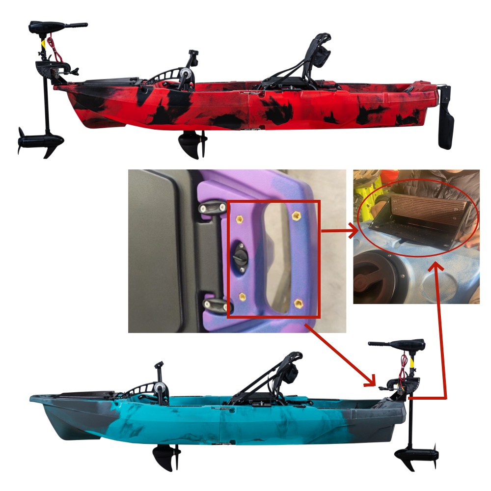Pedal Kayak Fishing Motor Brac – Fishing Kayak Cart recenzja i cena